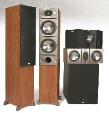Home Entertainment Speakers offer contemporary design.