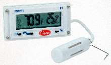 Digital Panel Meter monitors temperature and humidity.