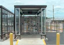 Employee/Pedestrian Passageways protect against the elements.