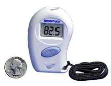 Mini Infrared Thermometer measures surface temperature.