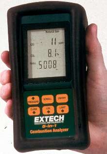 Portable Combustion Analyzer offers 5-in-1 functionality.