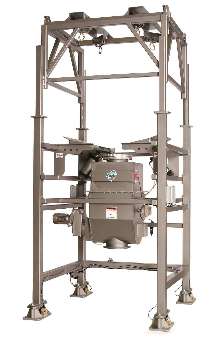 Bulk Bag Unloader features loss-in-weight batching system.