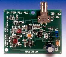 Video/Data Transmitter provides direct-to-fiber connection.