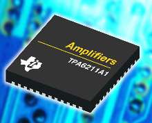 Audio Amplifier suits portable, wireless applications.