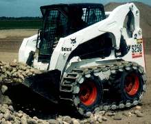 Steel Tracks are designed for use with skid-steers.