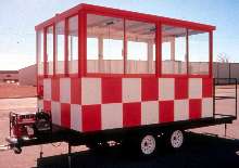 Mobile Booths offer portability and visibility.