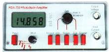 Transimpedance Amplifier permits digital entry of A/W.