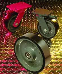 Caster Wheels have 70 durometer polyurethane tread.