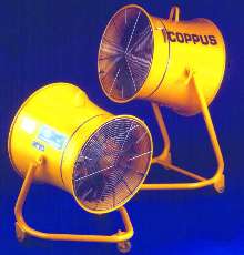 Portable Air Mover helps cool products and workers.