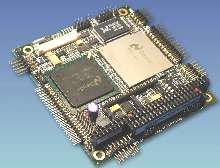 CPU Board has 266 MHz processor and fanless PC/104 format.