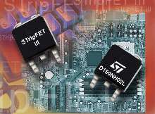 N-Channel MOSFET suits high-current DC/DC converters.