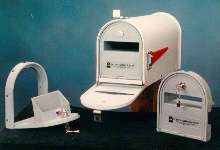 Locking Mailbox Door keeps mail safe and secure.