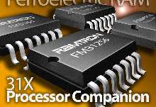 Processor Companion has 4-256 KB non-volatile FRAM memory.