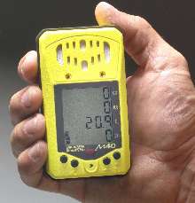 Gas Detector simultaneously monitors up to 4 gases.