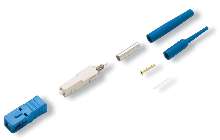 Fiber-Optic Connectors facilitate cable termination.
