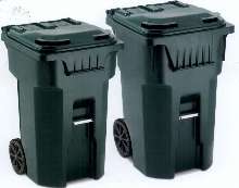 Injection-Molded Carts handle residential waste.