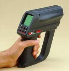 Infrared Thermometer allows laser pinpointing of target.