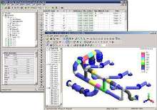 Software designs and analyzes piping systems.