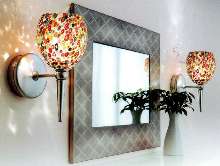 Wall Sconces offer contemporary style.