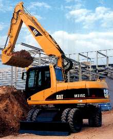 Wheel Excavators feature electronically controlled engine.