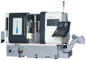 Quicktech TTS-42/ TTS-60 9-Axis Twin Spindle Multi-Tasking Center with B Axis at PMTS in Booth #655