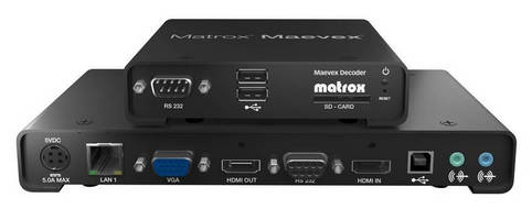 Matrox Maevex Demonstration at InfoComm 2013 to Focus on Video over IP Decoding Quality