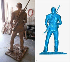 Sculpture Honors  American Sniper  Chris Kyle