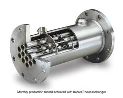 Kenics(TM) Heat Exchanger Increased Production Capacity in Specialty Chemical Plant