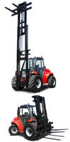 Rough Terrain Vertical Masted Forklift uses Tier IV engine.