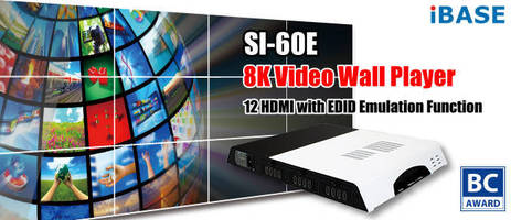 IBASE SI-60E Super-High 8K Video Wall Player Wins Computex Taipei 2015 Best Choice Award