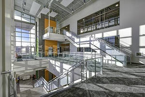 Hollaender® Interna-Rail® VUE Railing System Provides Variety of Aesthetic and Functional Solutions at Downtown Indianapolis YMCA
