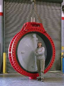 Large Butterfly Valves feature one-piece, through-stem design.