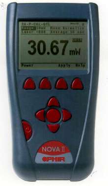 Laser Power/Energy Meter offers digital or analog display.