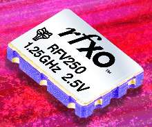 Crystal Oscillators feature phase jitter less than 0.5 pS.