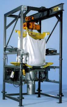 Bulk Bag Discharger suits areas with low ceiling heights.