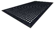 Rubber Mats feature anti-microbial/anti-fatigue properties.