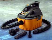 Wet/Dry Vacuum Cleaner utilizes 5 peak hp motor.