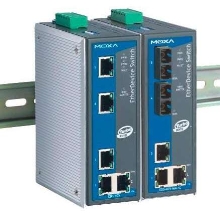 Ethernet Switches help establish redundant ring.