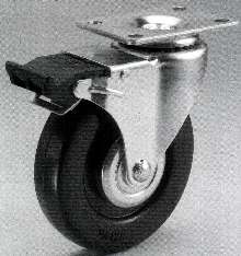 Casters are offered with attachable brake kit.