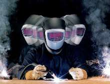 Welding Lenses have auto-darkening feature.