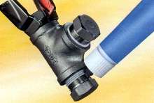 Pipe Sealant produces full torque strength for pipe joints.