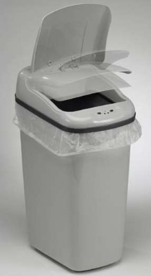 Automatic Waste Can provides touch-free operation.