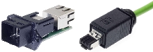 Push Pull RJ 45 Connector has IP 67 rating.