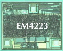 UHF RFID Integrated Circuit reads tags up to 15 m away.