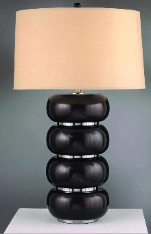 Table Lamp is inspired by automobile tires.