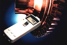 Tachometer features built-in analog and pulse output.