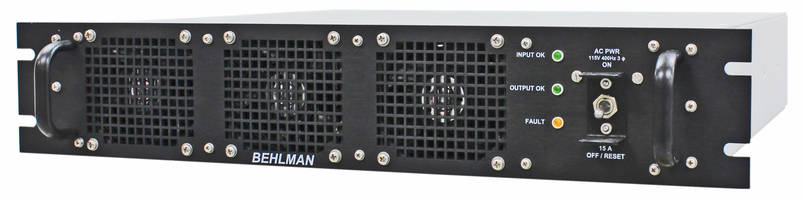 Behlman Announces that their 'Critical Mission' Series Power Supplies have Raised the Power-Performance-Reliability Bar for Global Military and Industrial Applications.