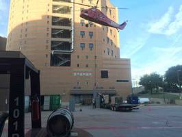 MEI Places New Data Equipment for Dallas Justice Center with a Helicopter