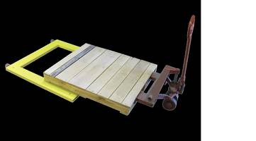 Yellow Jacket U-Shaped Floor Scale for applications utilizing pallet jacks.