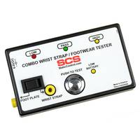 Combo Wrist Strap and Footwear Tester is powered by 9V battery.